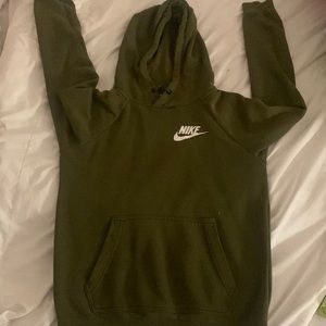 Nike women's XS olive green hoodie